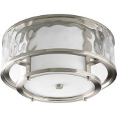 Outdoor Flush Mount Light Brushed Nickel