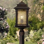 Outdoor Lantern Light Fixture For Post