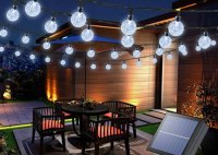 Lumina String Of 10 Or 20 Outdoor Solar Globe Lights