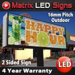 Double Sided Outdoor Led Marquee Signs