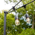 Hanging Outdoor String Lights Pole