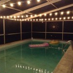 How To Hang Outdoor String Lights On Pool Cage