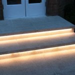 How To Install Outdoor Step Lights In Concrete