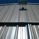 How To Mount Outdoor Lighting Ribbed Metal Siding