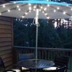How To Put Lights On Outdoor Umbrella