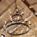 Large Outdoor Rustic Chandelier