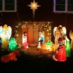 Life Size Lighted Outdoor Nativity Sets