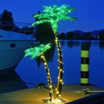 Lighted Outdoor Decorative Palm Tree