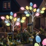 Outdoor Easter Egg Lights