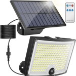 Solar Powered Outdoor Lights With Separate Panel